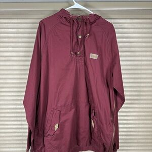 Dravus Burgundy Hooded Jacket